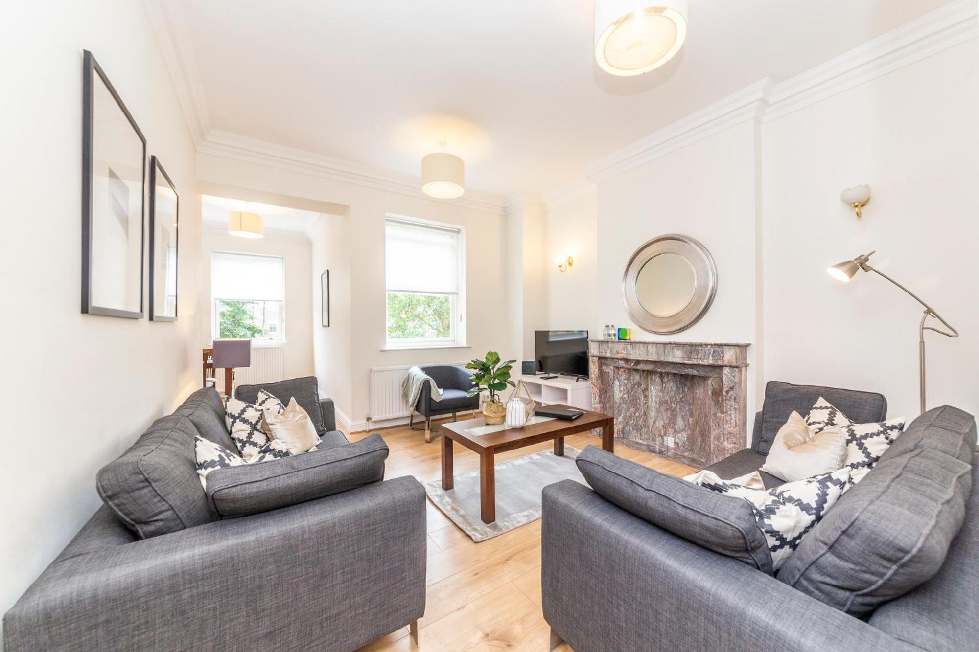 לונדון Somerset Court Kensington Apartments מראה חיצוני תמונה